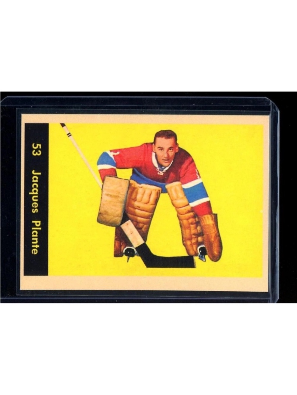 Jacques Plante 1993/94 Parkhurst Reprint 1960-61 Canadians Hockey Card